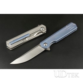 M390 blade two colors Titanium alloy pocket folding knife UD4051931